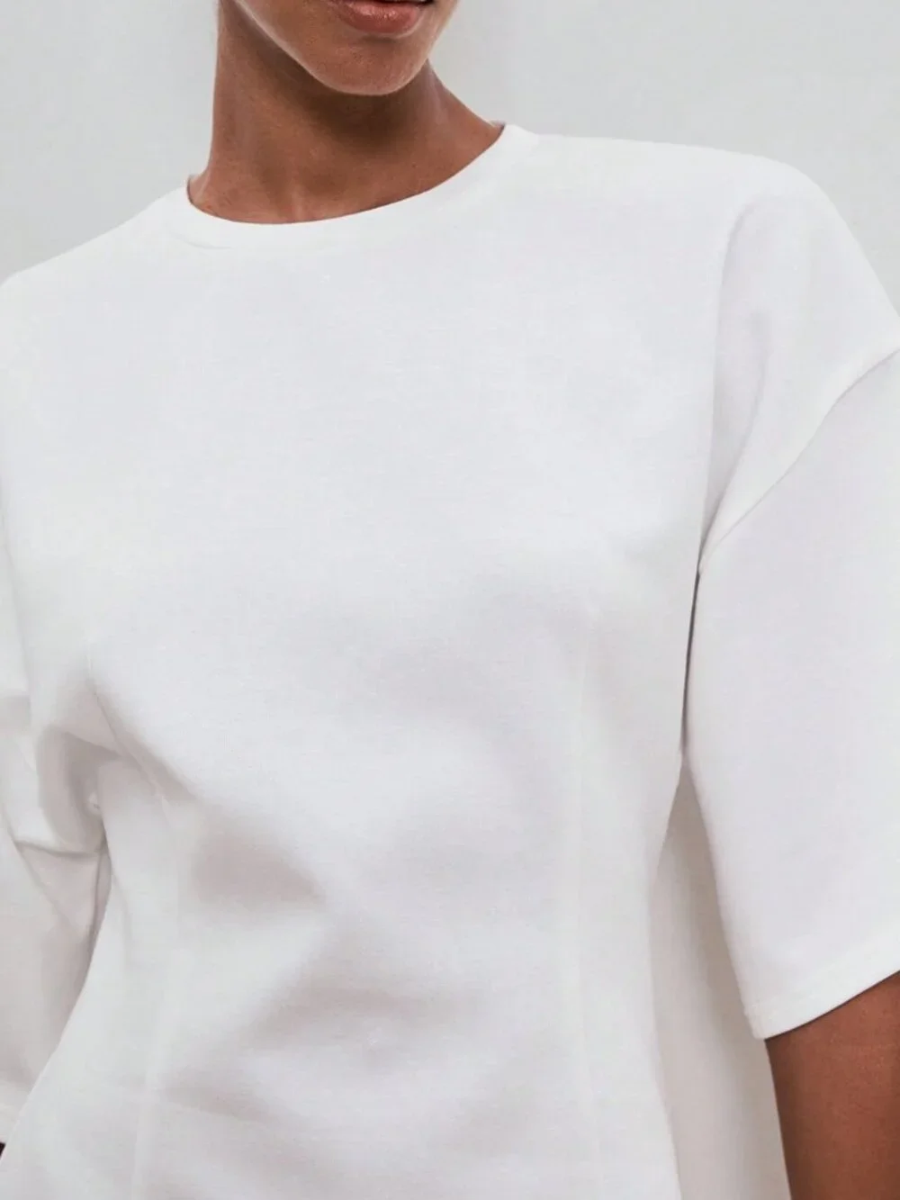 White Casual Women's Midi Dress
